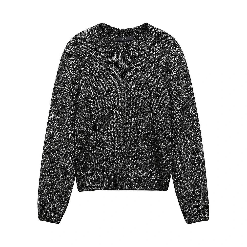 Mango Crewneck Lurex Sweater