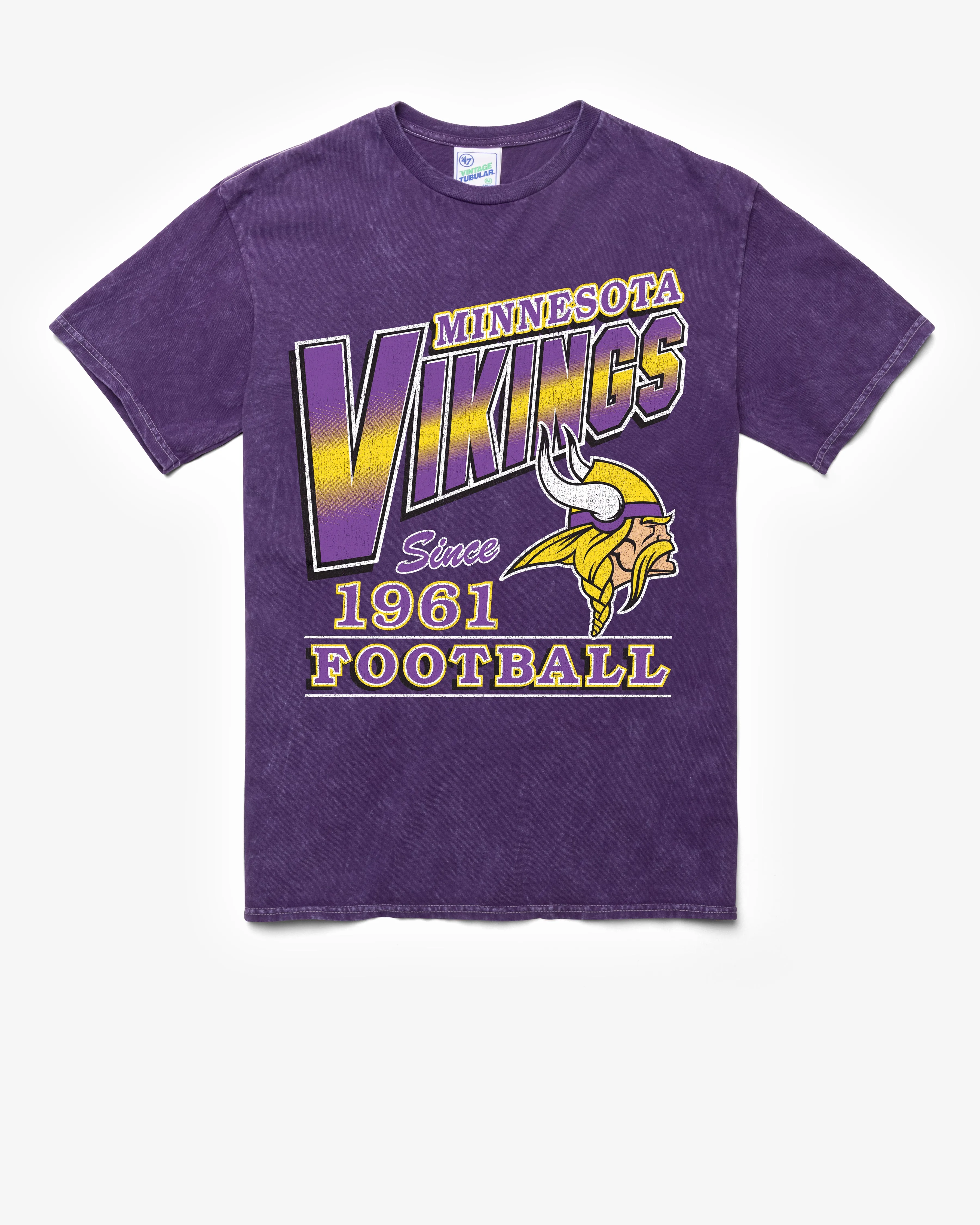 MINNESOTA VIKINGS LOCKER '47 VINTAGE TUBULAR TEE