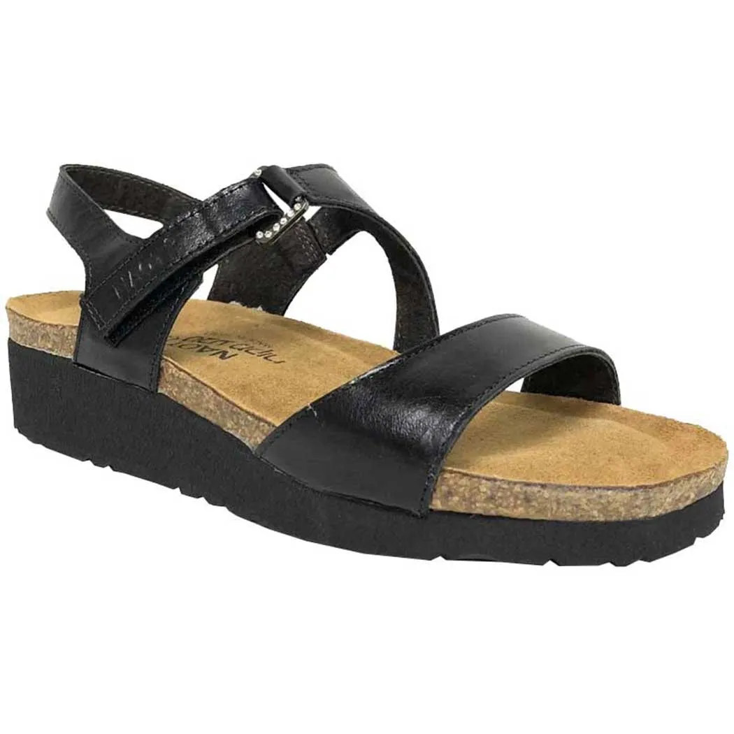 Naot Pamela Sandal Black Madras (Women's)