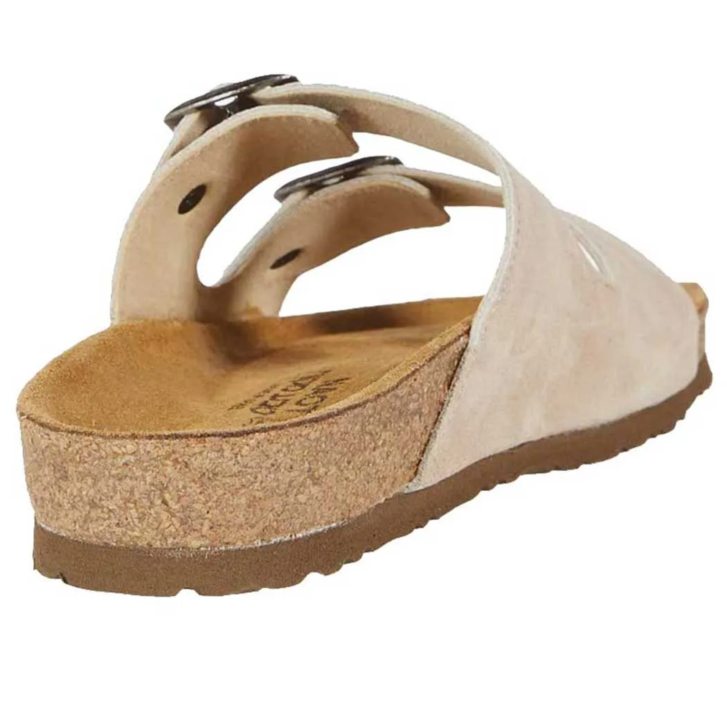 Naot Santa Barbara Sandal Sand Stone Suede (Women's)