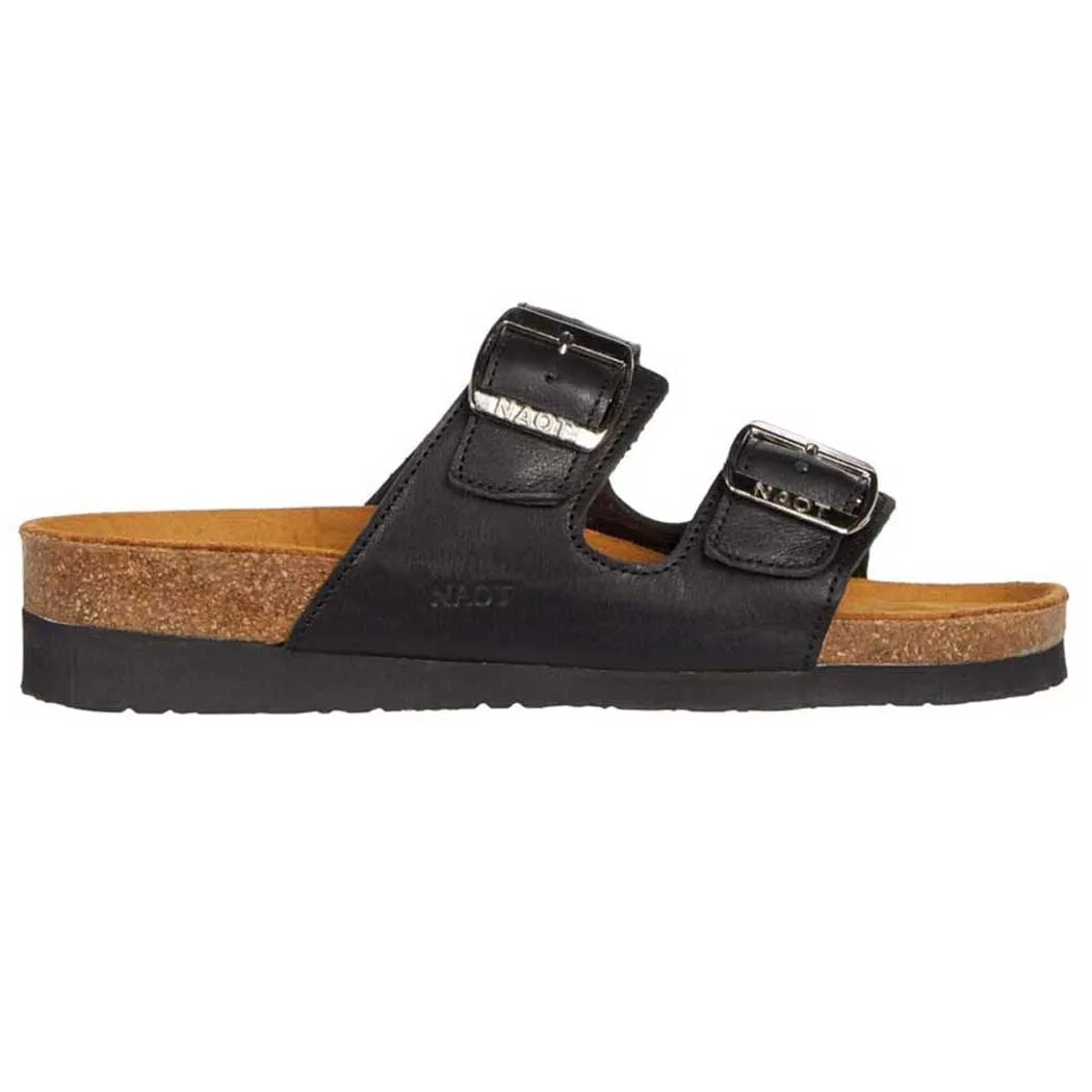 Naot Santa Barbara Sandal Soft Black Leather (Women's)