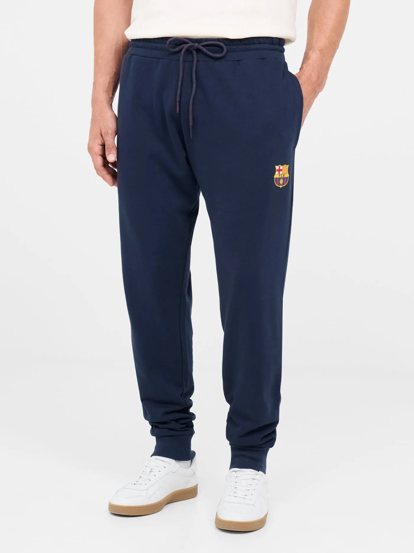 Navy Blue Sweatpants with Bara Crest