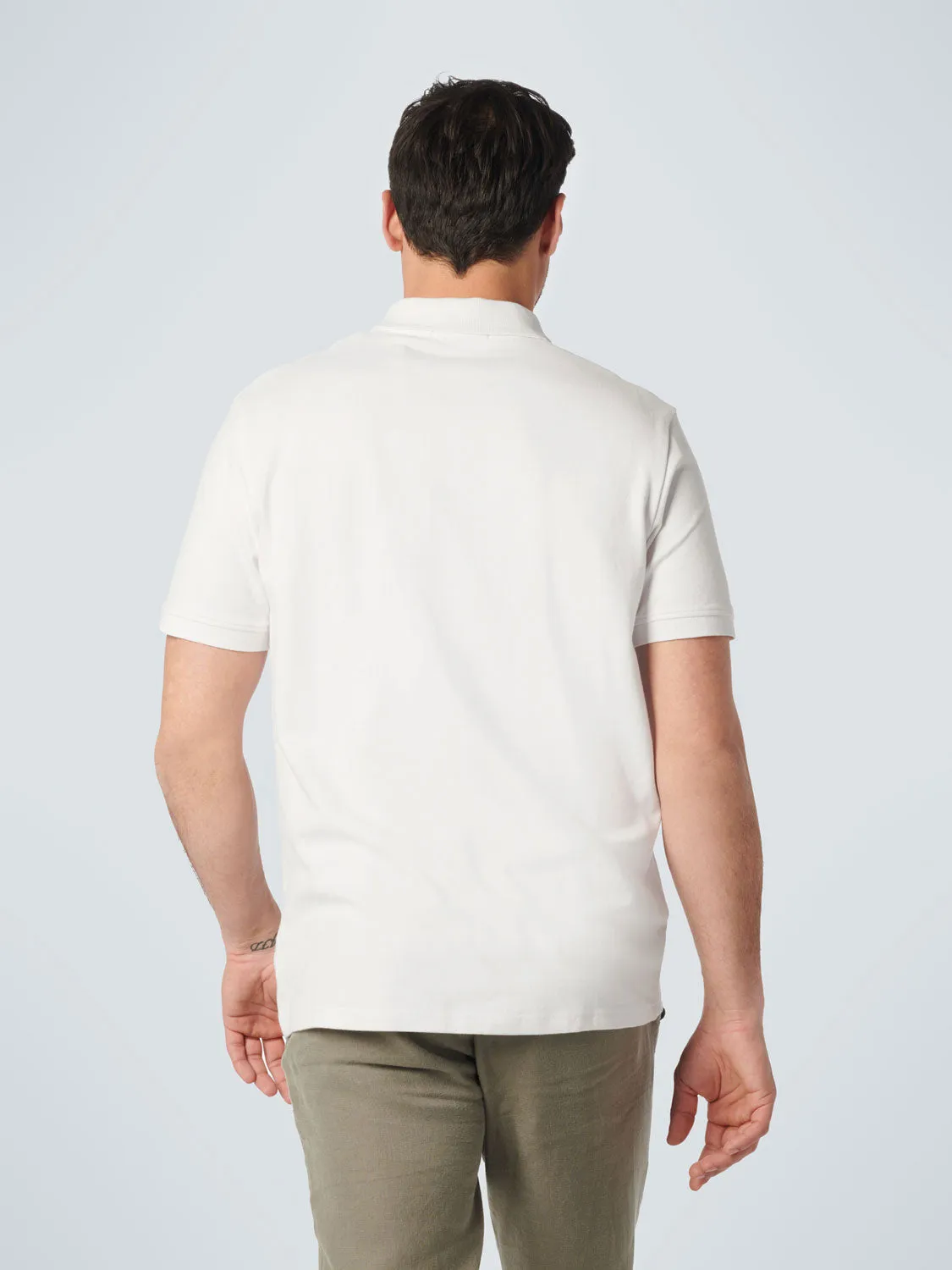 No Excess - Stretch Polo - White