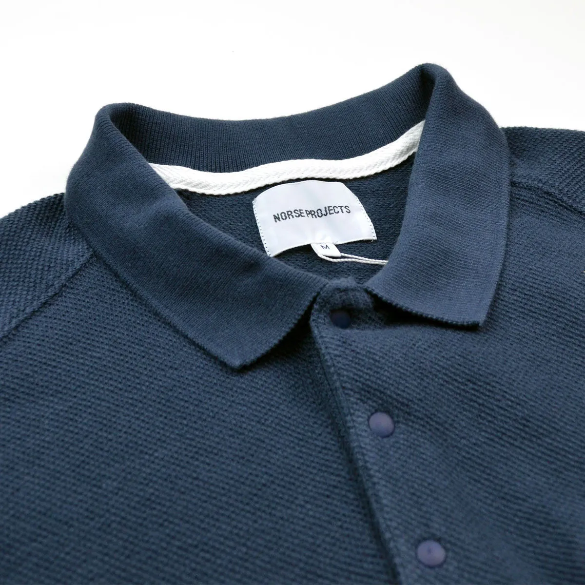 Norse Projects - Leif Pique Polo - Dark Navy