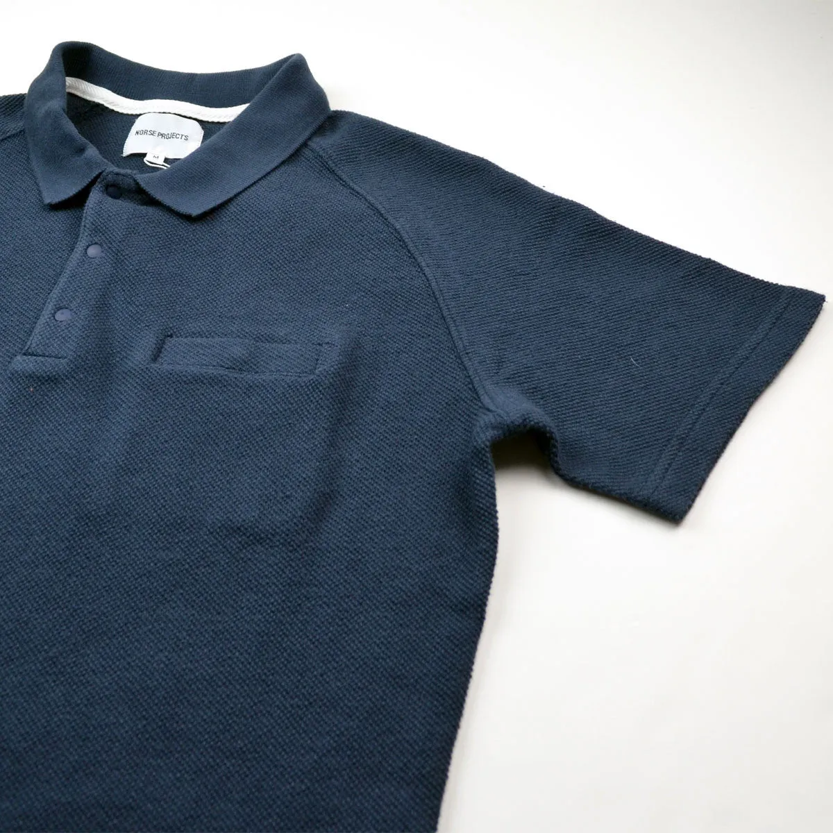 Norse Projects - Leif Pique Polo - Dark Navy