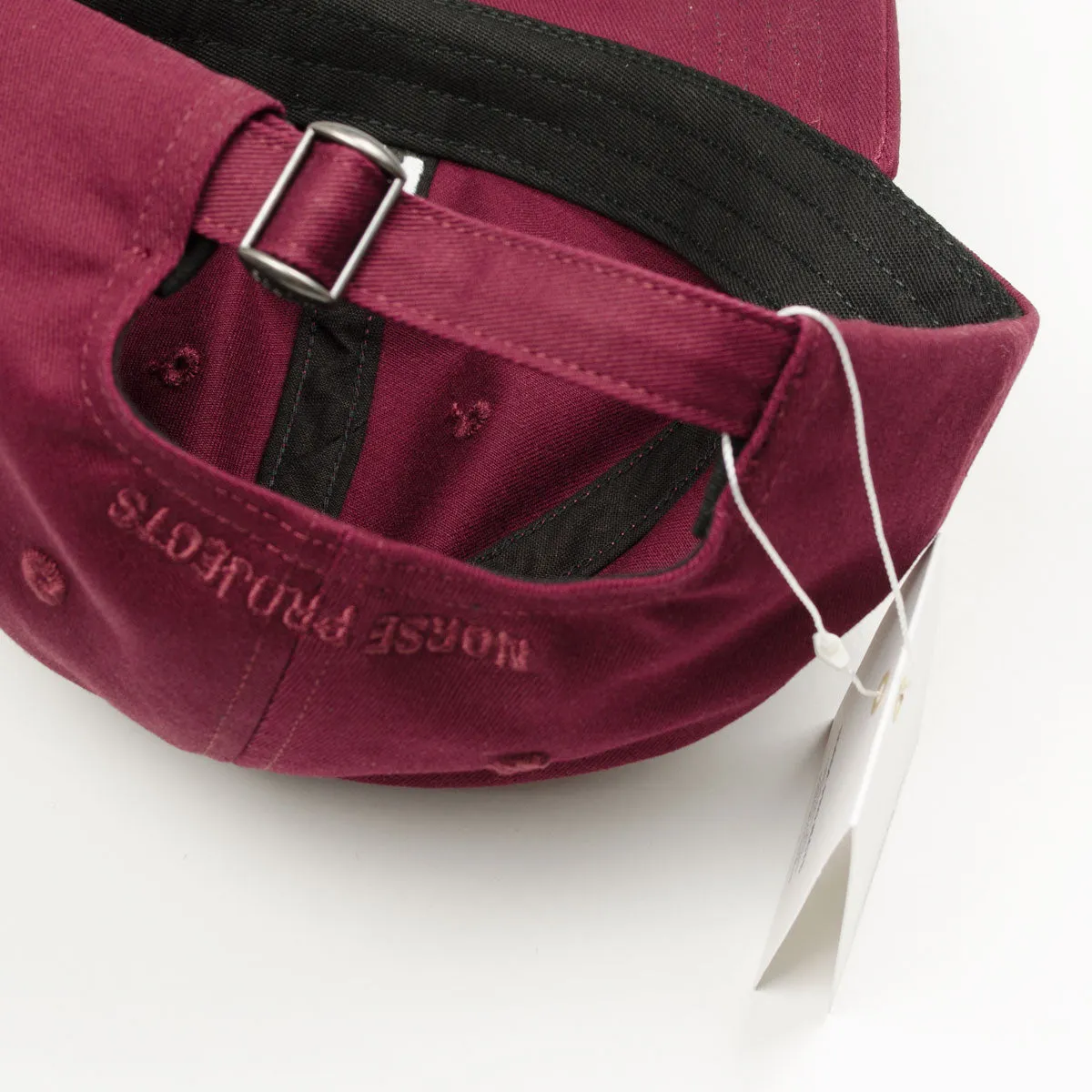 Norse Projects - Twill Sports Cap - Burgundy