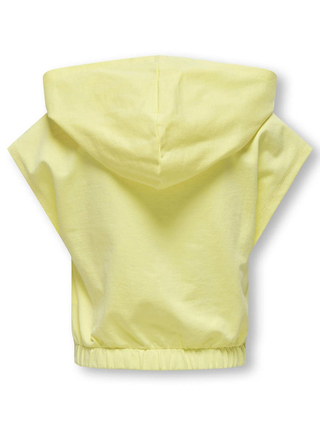 Only Kids Girls Short Sleeve Hoody - Yellow Pear