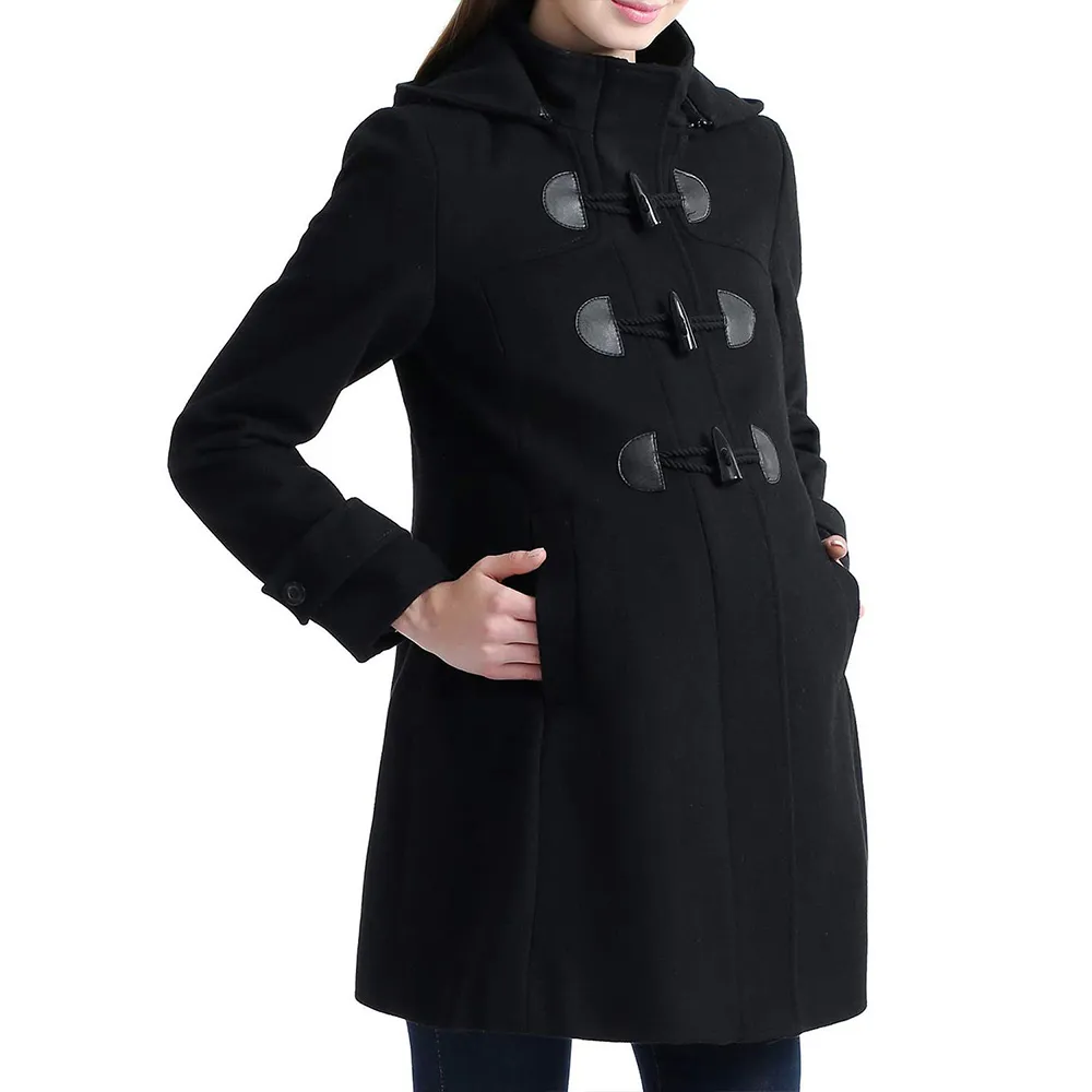 Paisley Wool Maternity Duffle Coat