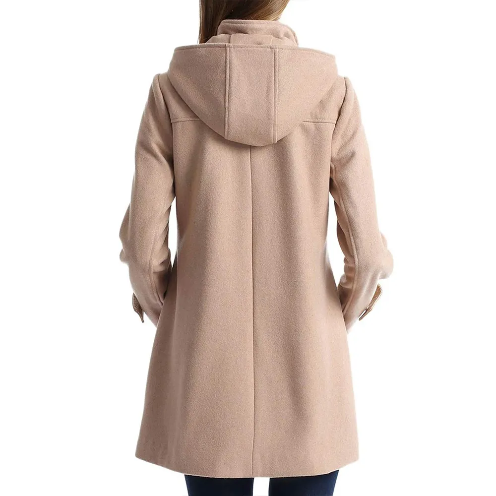 Paisley Wool Maternity Duffle Coat