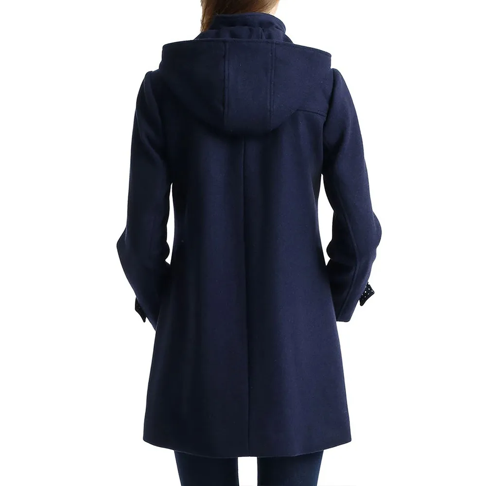 Paisley Wool Maternity Duffle Coat