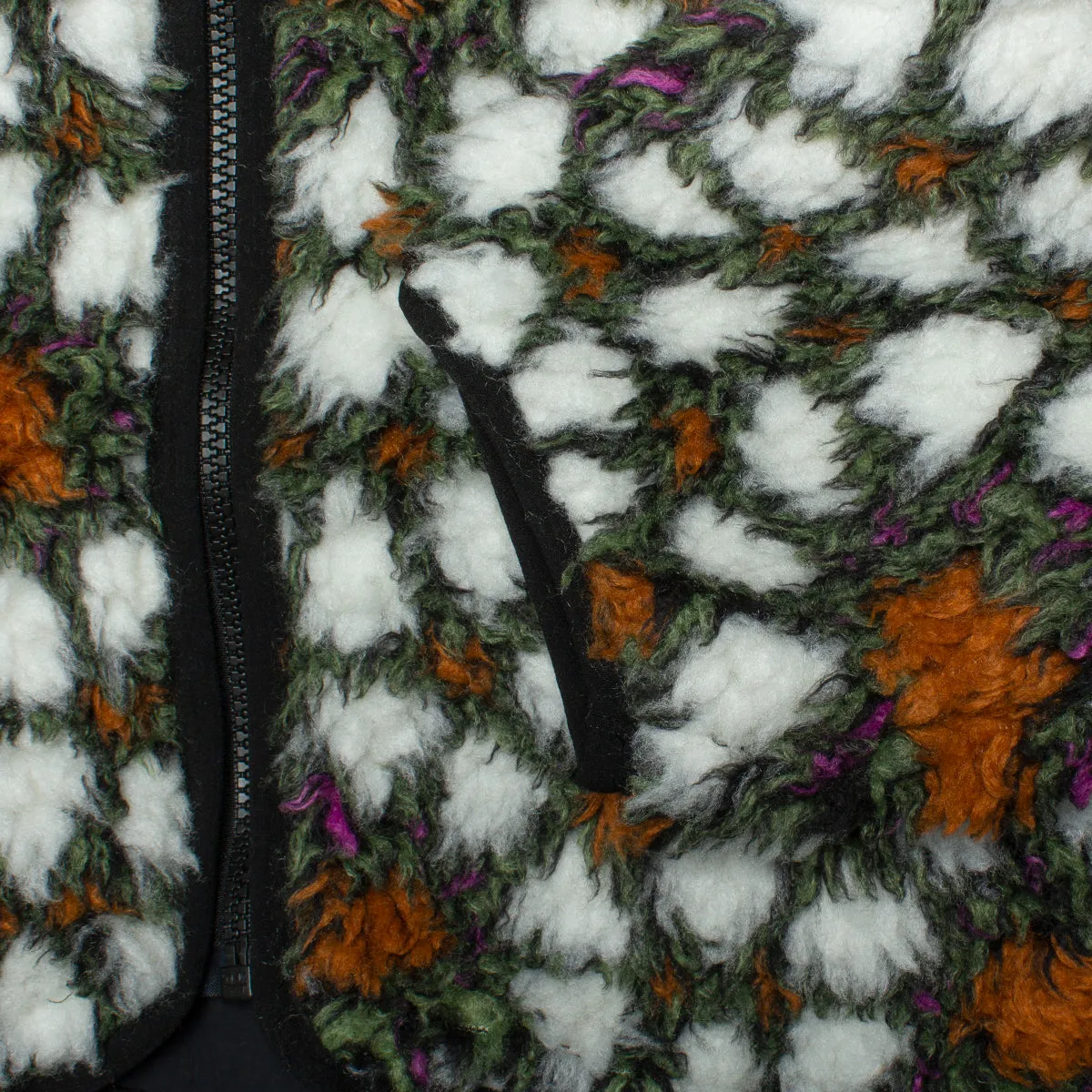 Pattern Sherpa Jacket