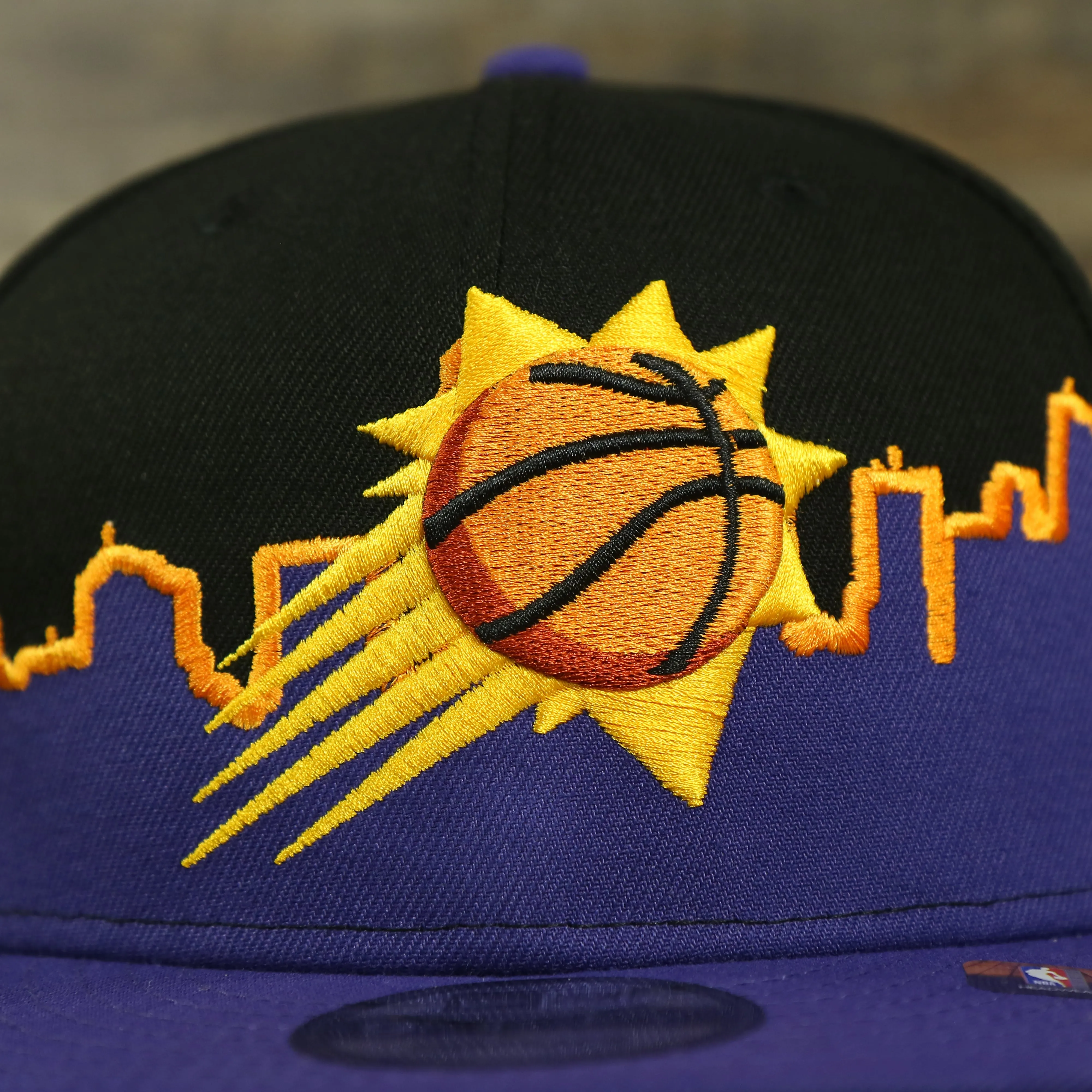 Phoenix Suns City Skyline Side Patch 9Fifty Snapback Hat | Phoenix Skyline 950