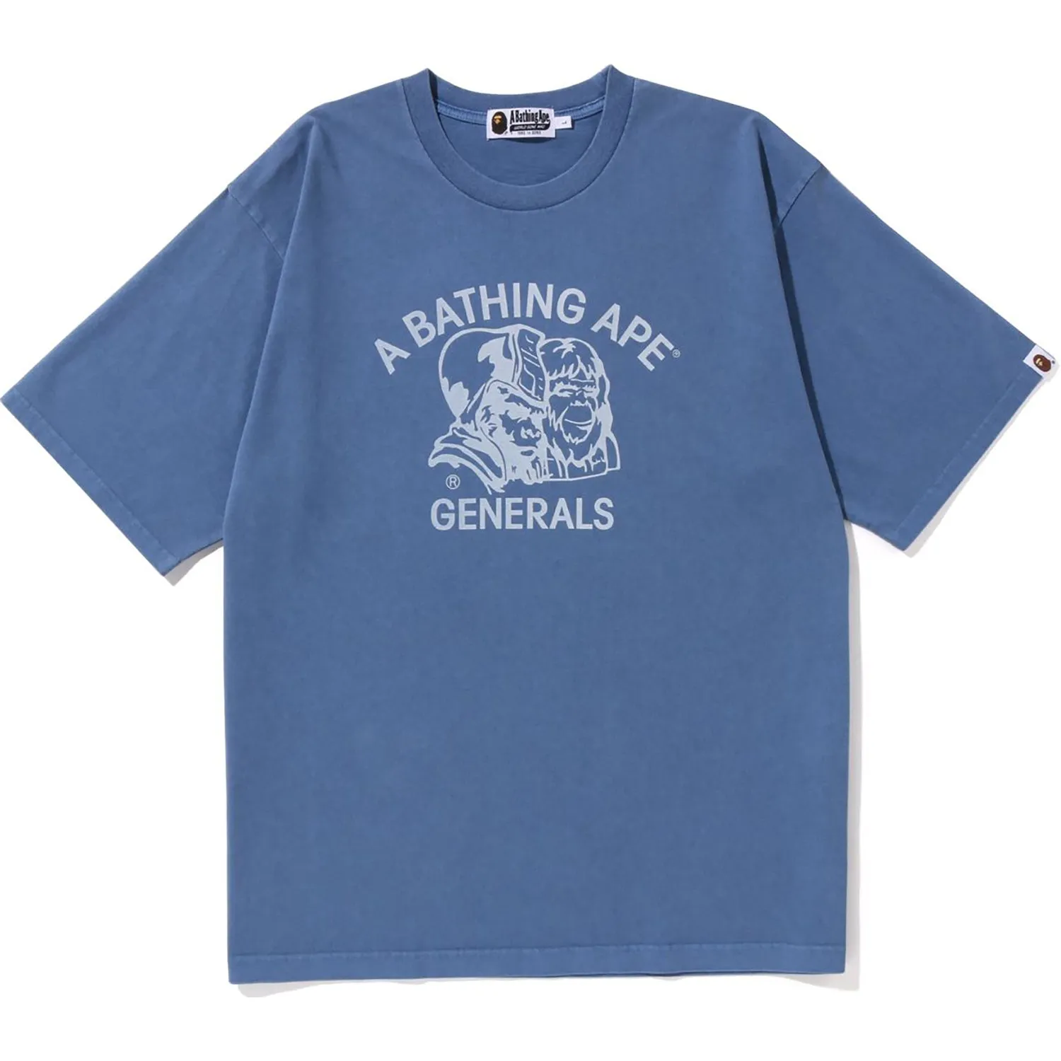 PIGMENT DYED GENERAL BAPE RELAXED FIT TEE MENS