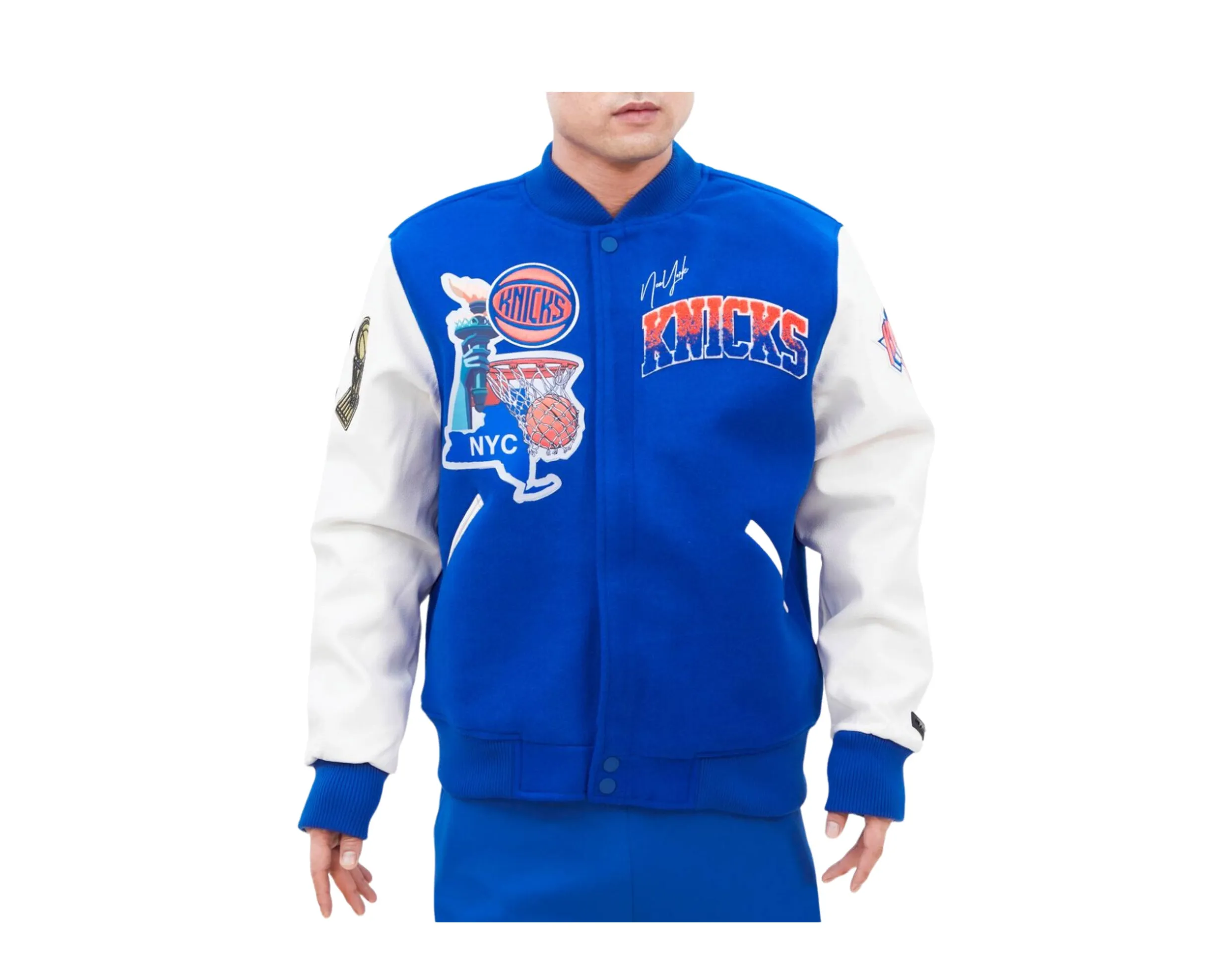 Pro Standard NBA New York Knicks Home Town Varsity Men's Jacket