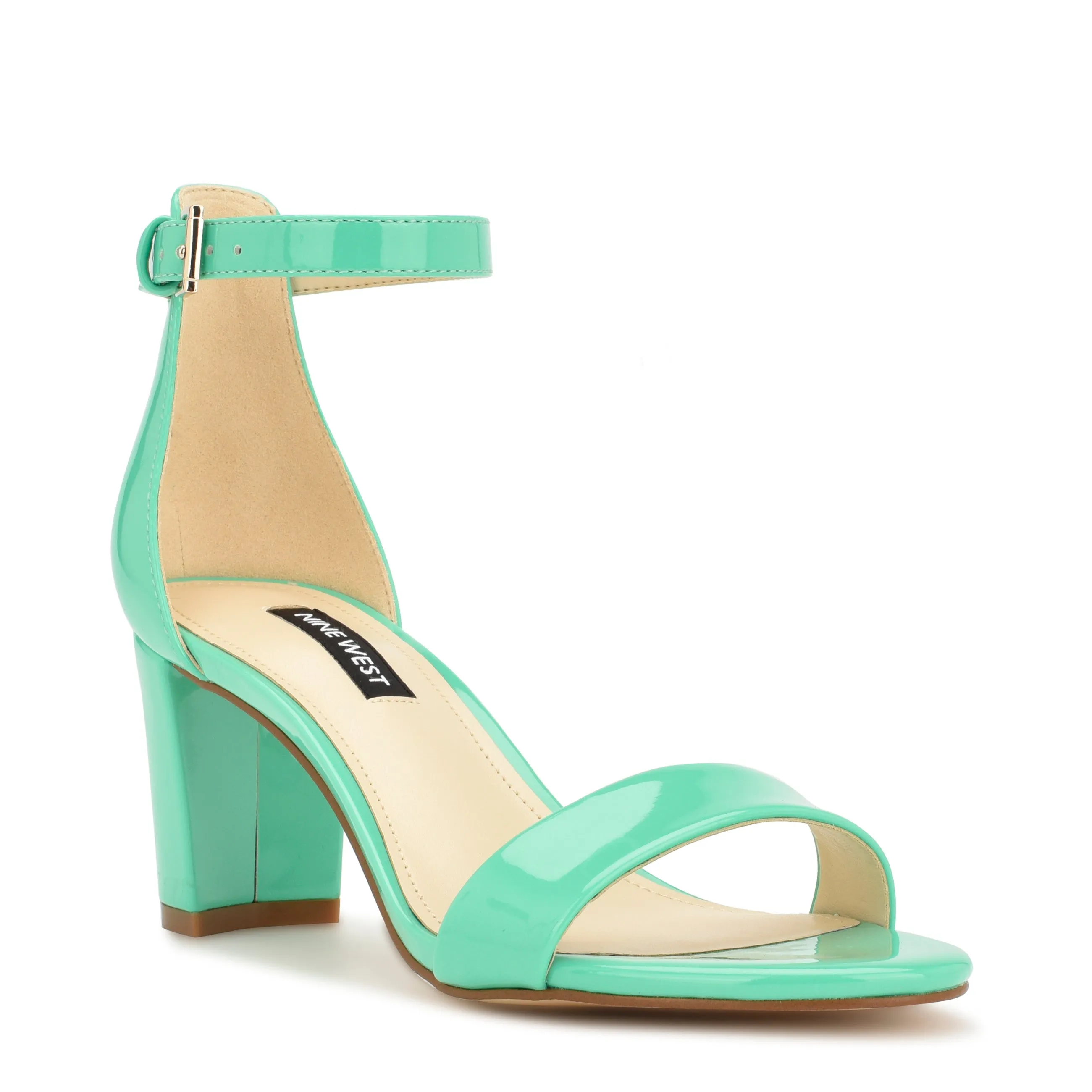 Pruce Ankle Strap Block Heel Sandals