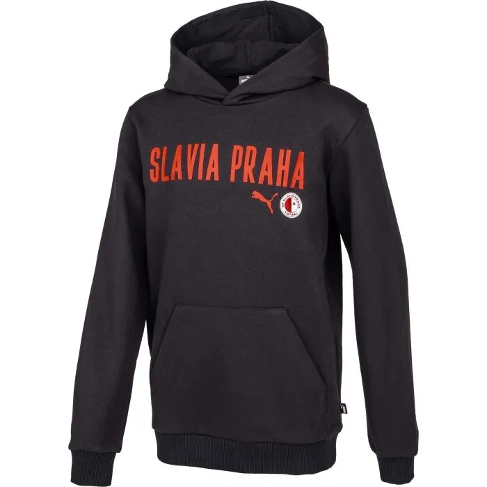 Puma Slavia Prague Graphic Hoody Jr DGRY