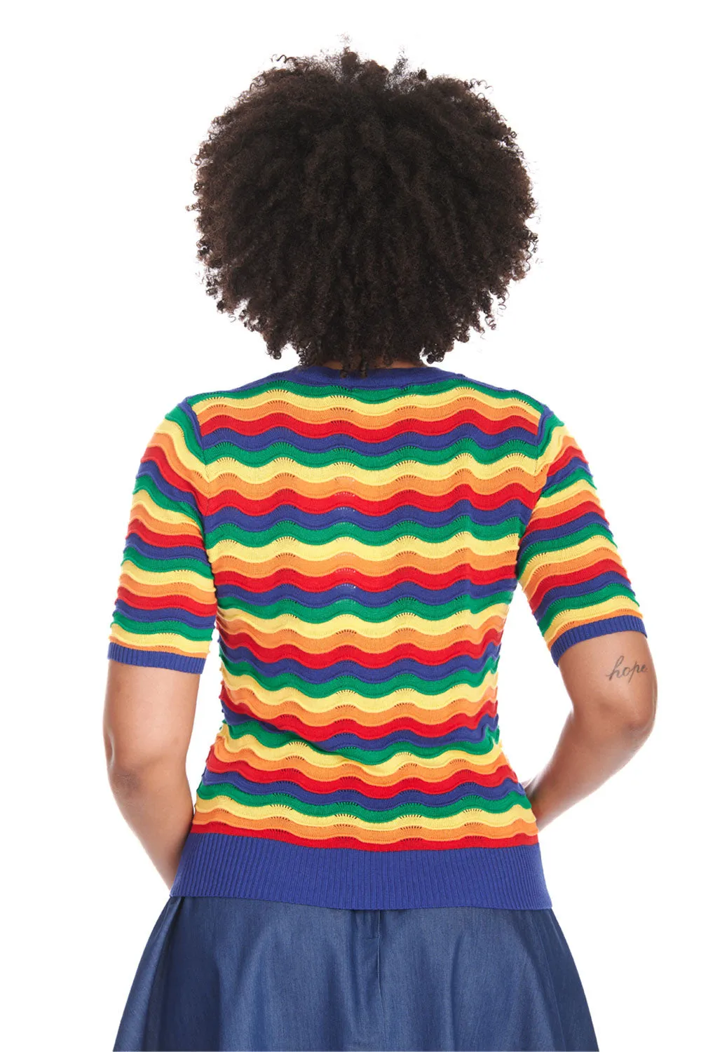 RAINBOW WAVES JUMPER