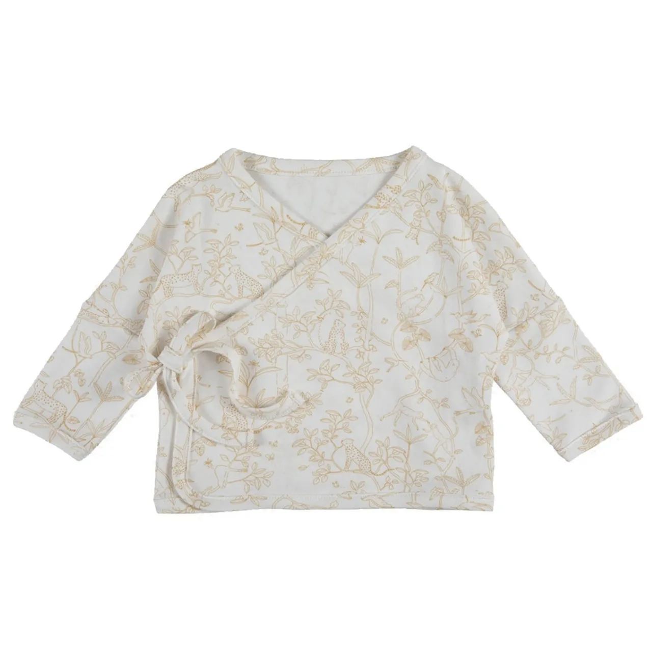 Red Caribou Kimono Jacket The Canopy Eco-White 