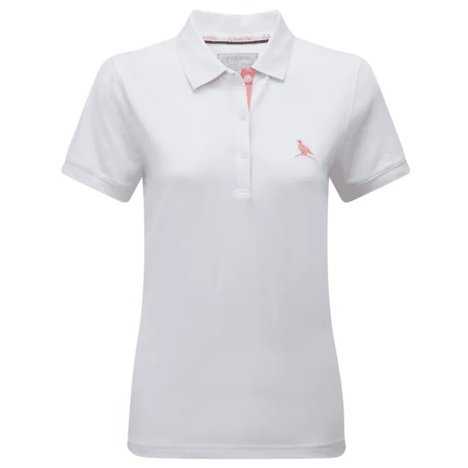 Schoffel Womens St Ives Polo Shirt in White