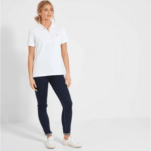 Schoffel Womens St Ives Polo Shirt in White