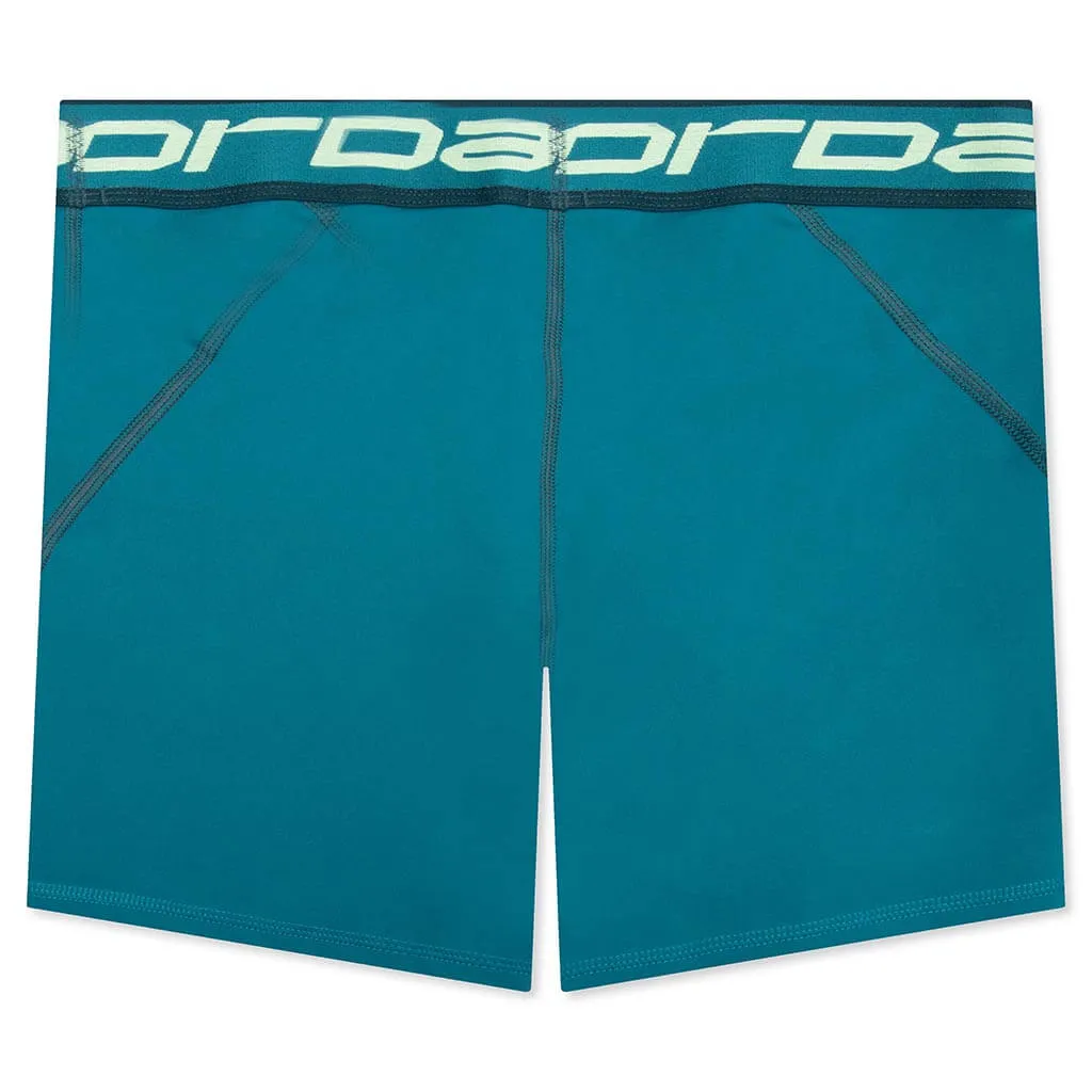 Sport Legging Shortie Women's - Sky J Teal/Black