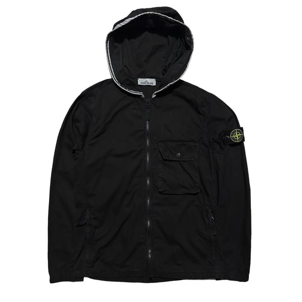 Stone Island Canvas Side Pocket Overshirt Jacket