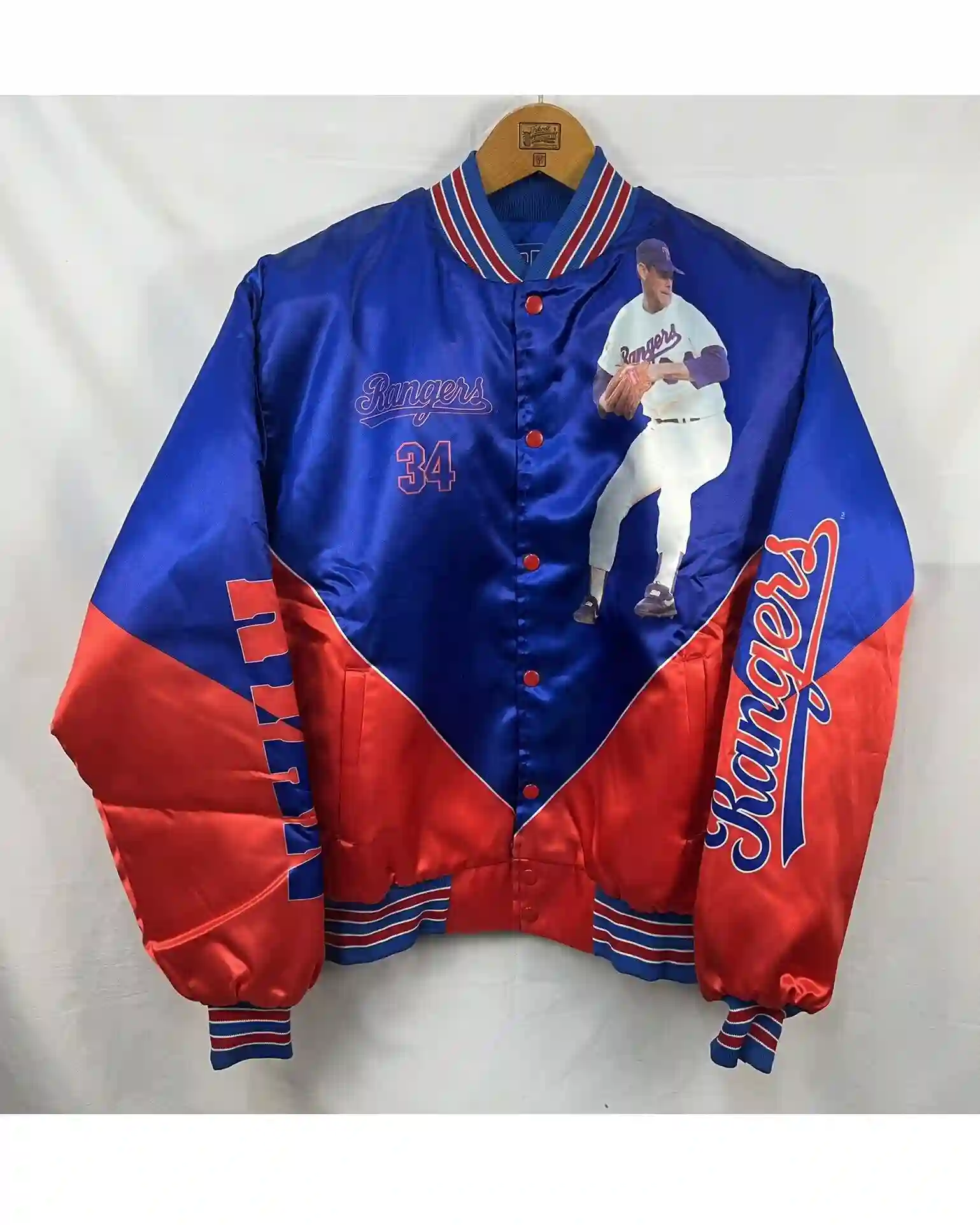 Texas Rangers Nolan Ryan Satin Jacket - William Jacket