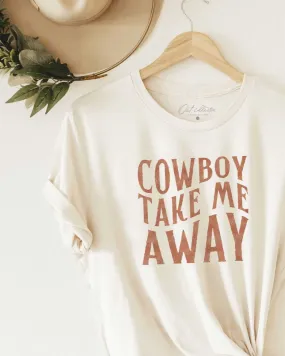 THE OC COWBOY TAKE ME AWAY GRAPHIC WOMEN'S GRAPHIC TEE | VINTAGE WHITE