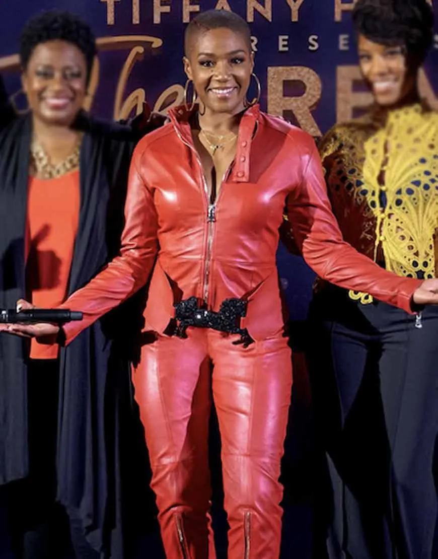 They Ready S02 Tiffany Haddish Red Leather Jacket | Ujackets.com