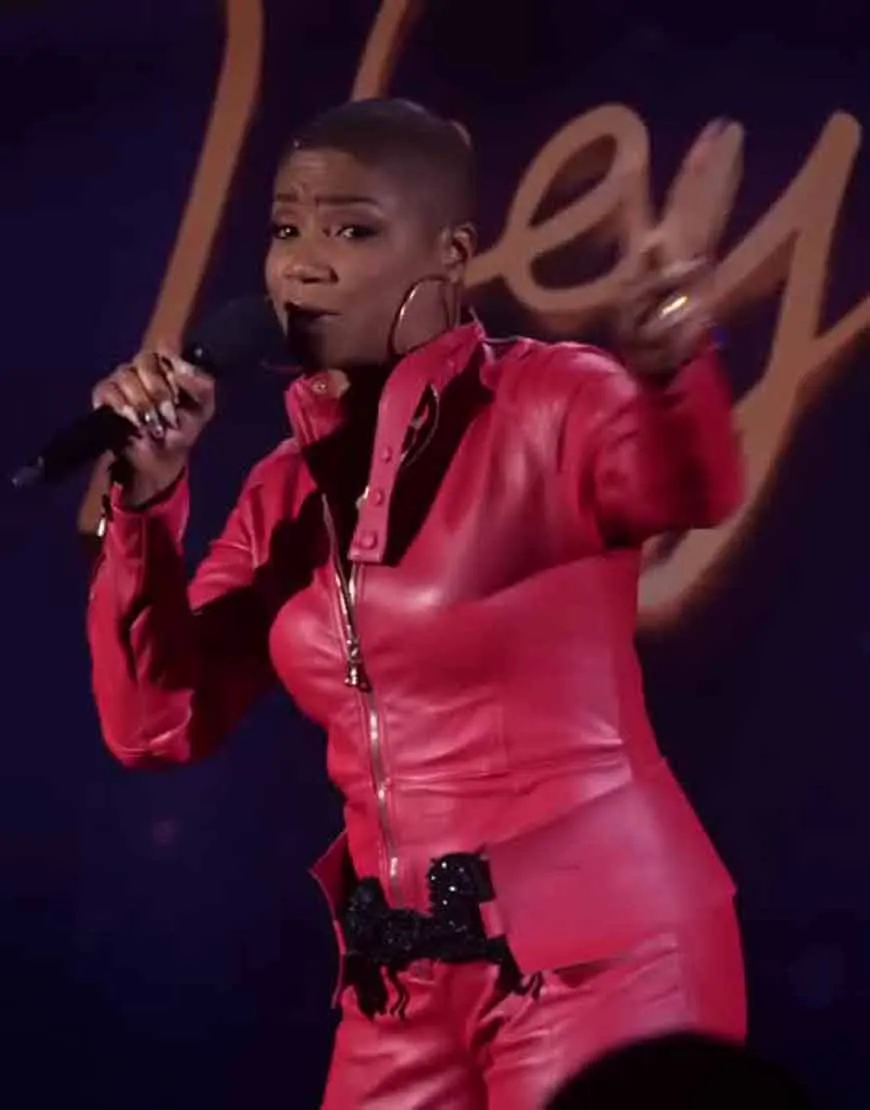 They Ready S02 Tiffany Haddish Red Leather Jacket | Ujackets.com