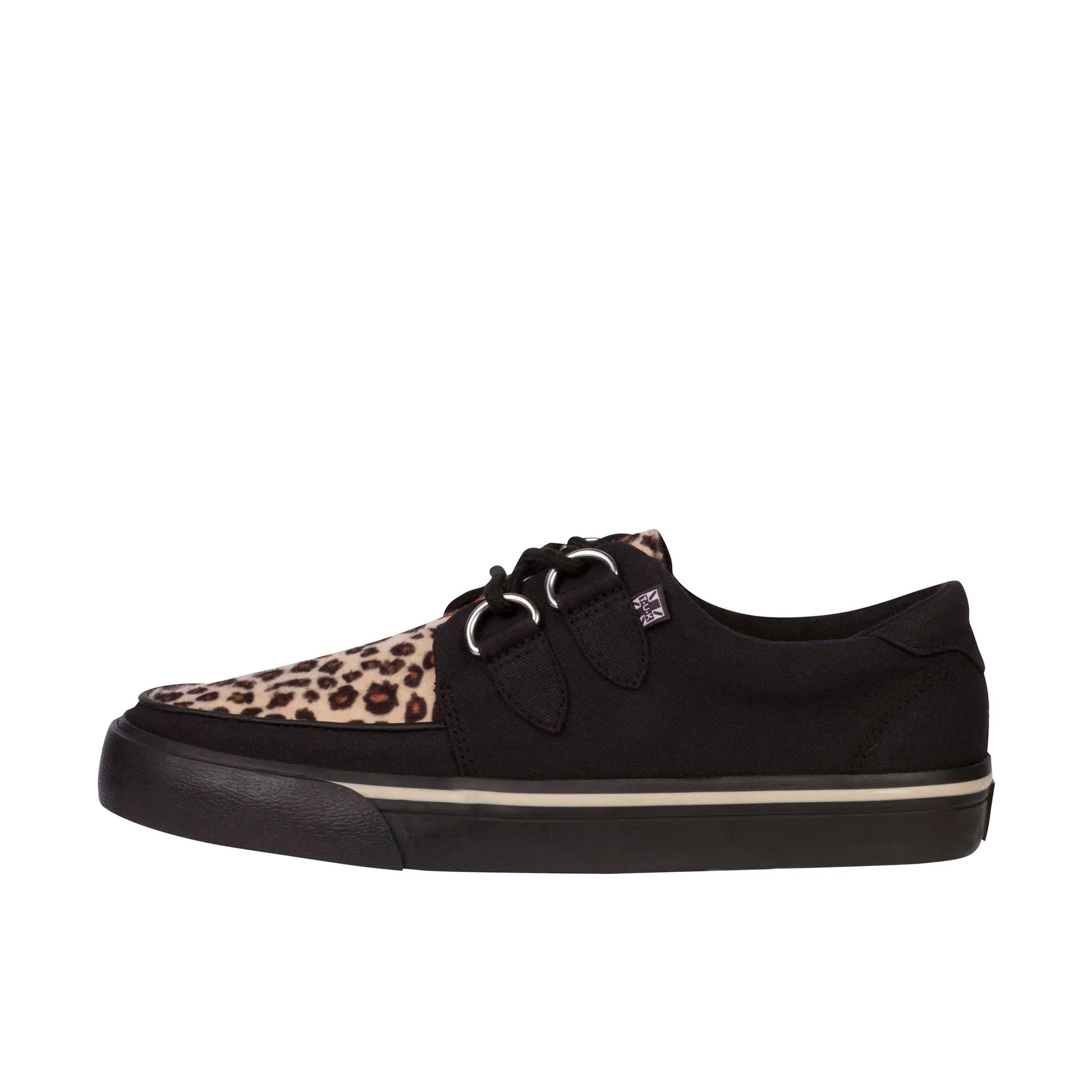 T.U.K. D Ring VLK Sneaker Black Leopard