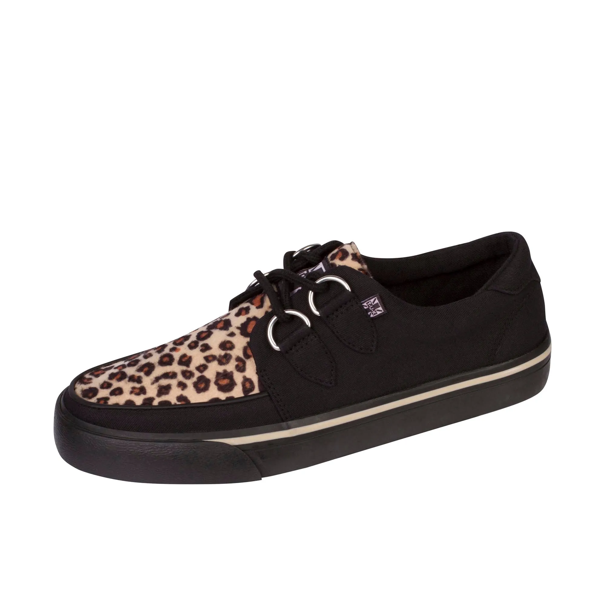 T.U.K. D Ring VLK Sneaker Black Leopard