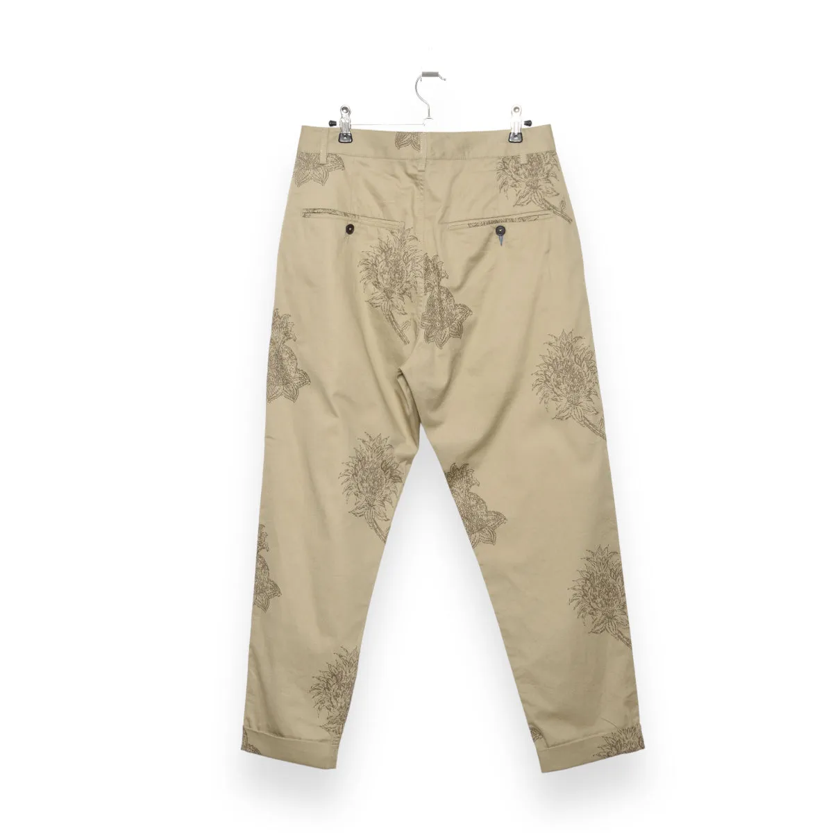 Universal Works RB Chino block flower twill stone P28019