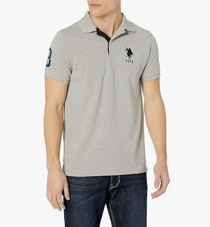 US POLO ASSN.  |Street Style Plain Cotton Short Sleeves Logo Polos