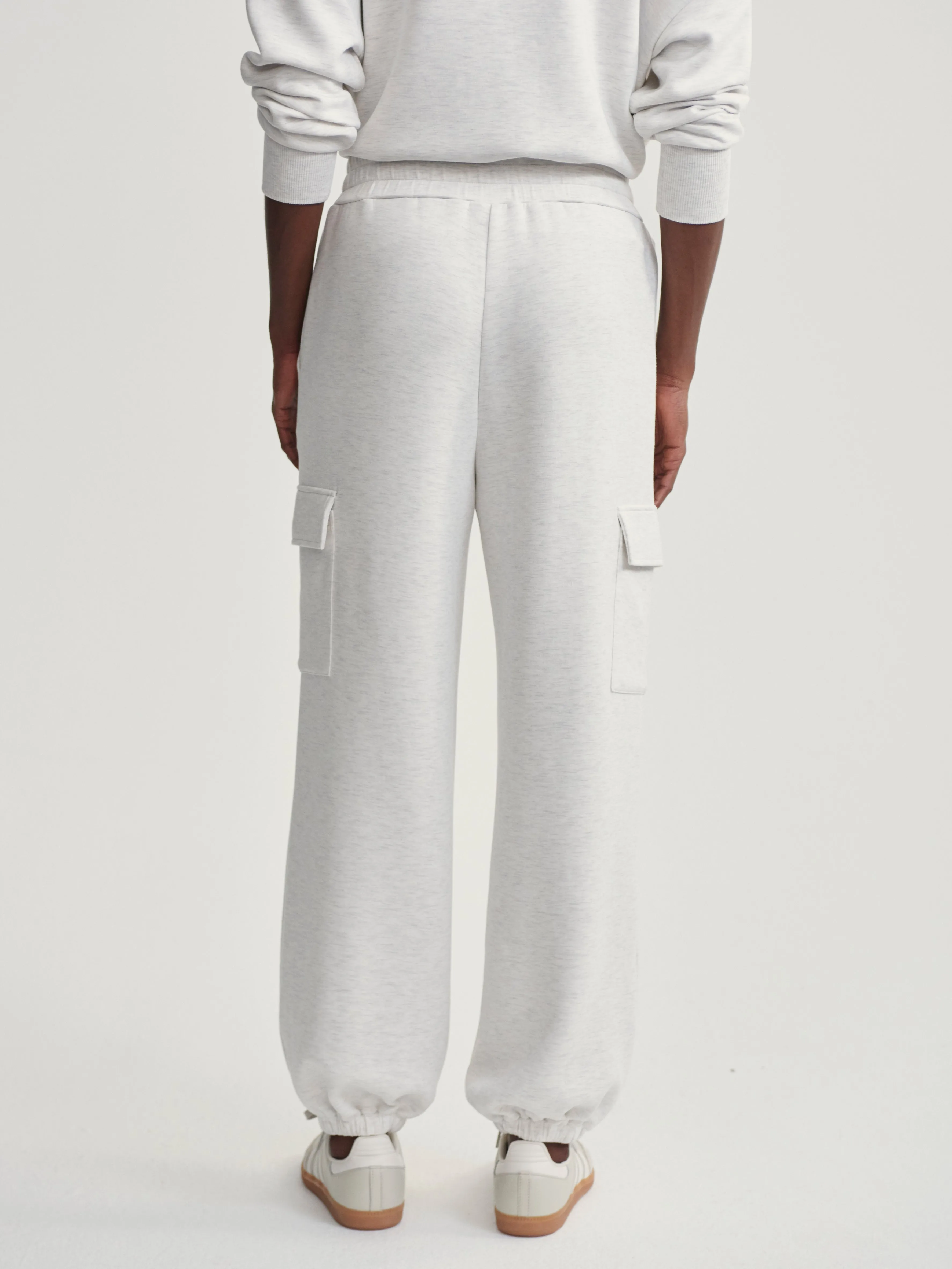 Varley The Cargo Pant 27.5 in Ivory Marl