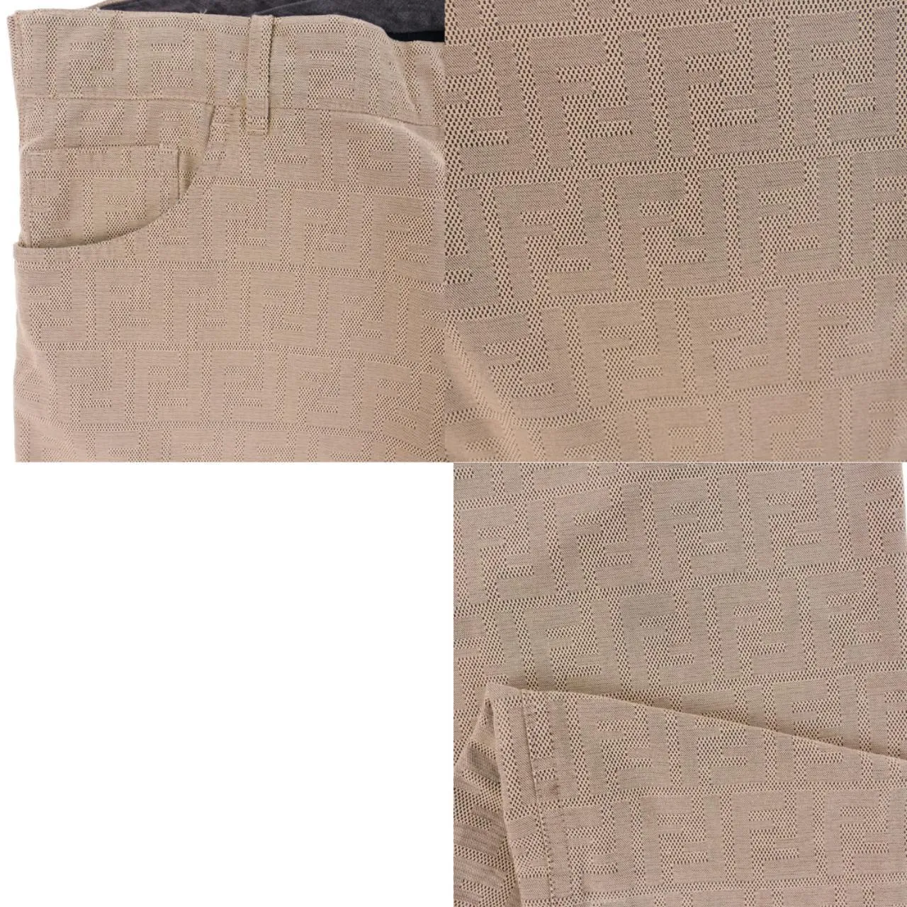 Vintage Fendi Monogram Trousers Size W33