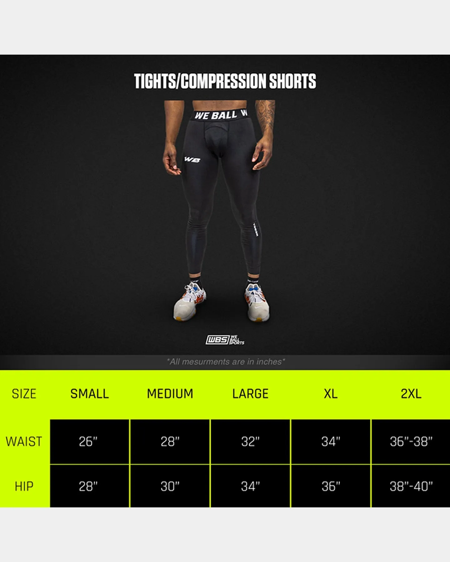 We Ball Sports Compression Athletic Tights