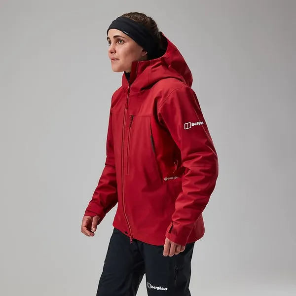 Women's MTN Seeker GTX Jacket - Dark Red/Red