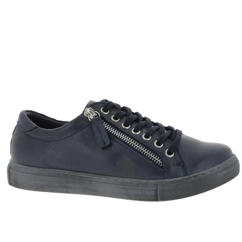 Women’s Andrea Conti Sneaker Zip – Dark Blau