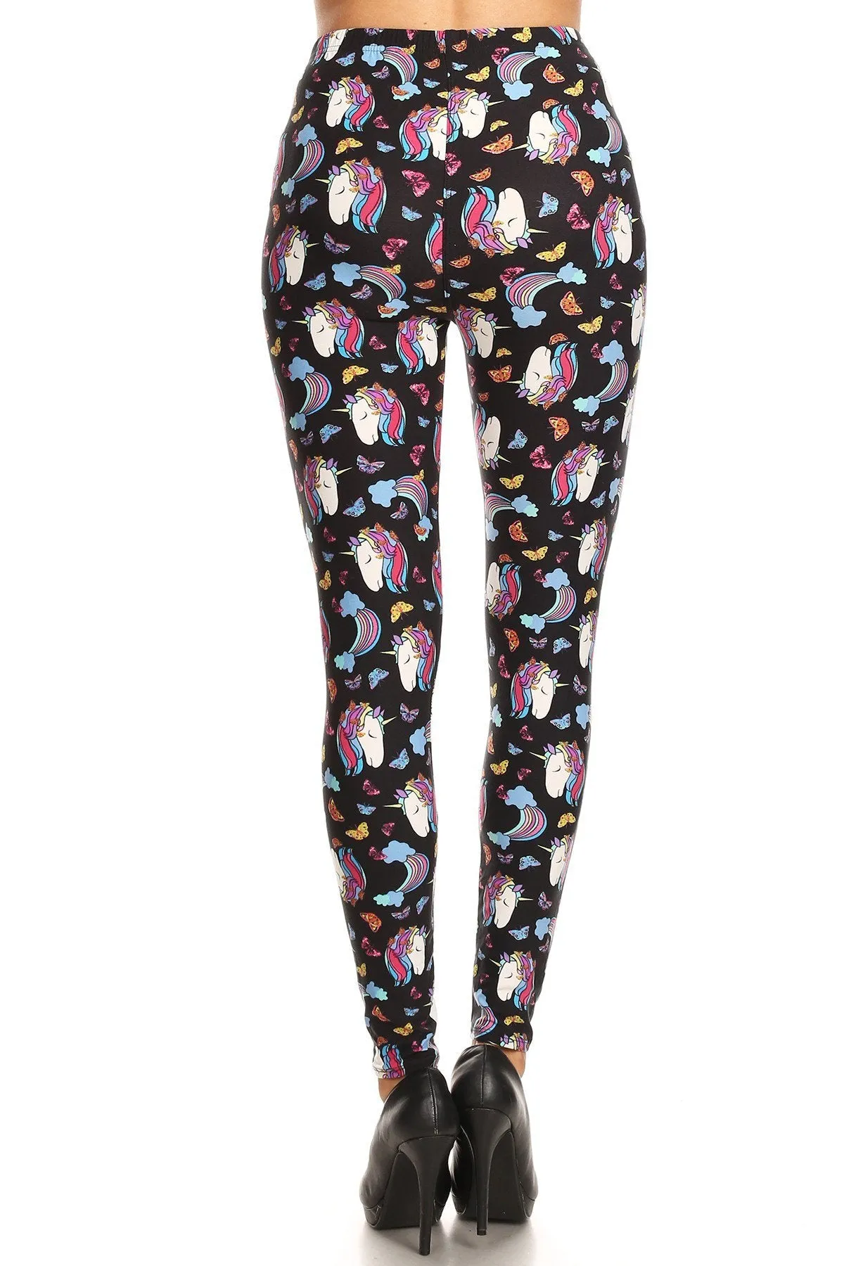 Women's Regular Unicorn Dream Pattern Printed Leggings