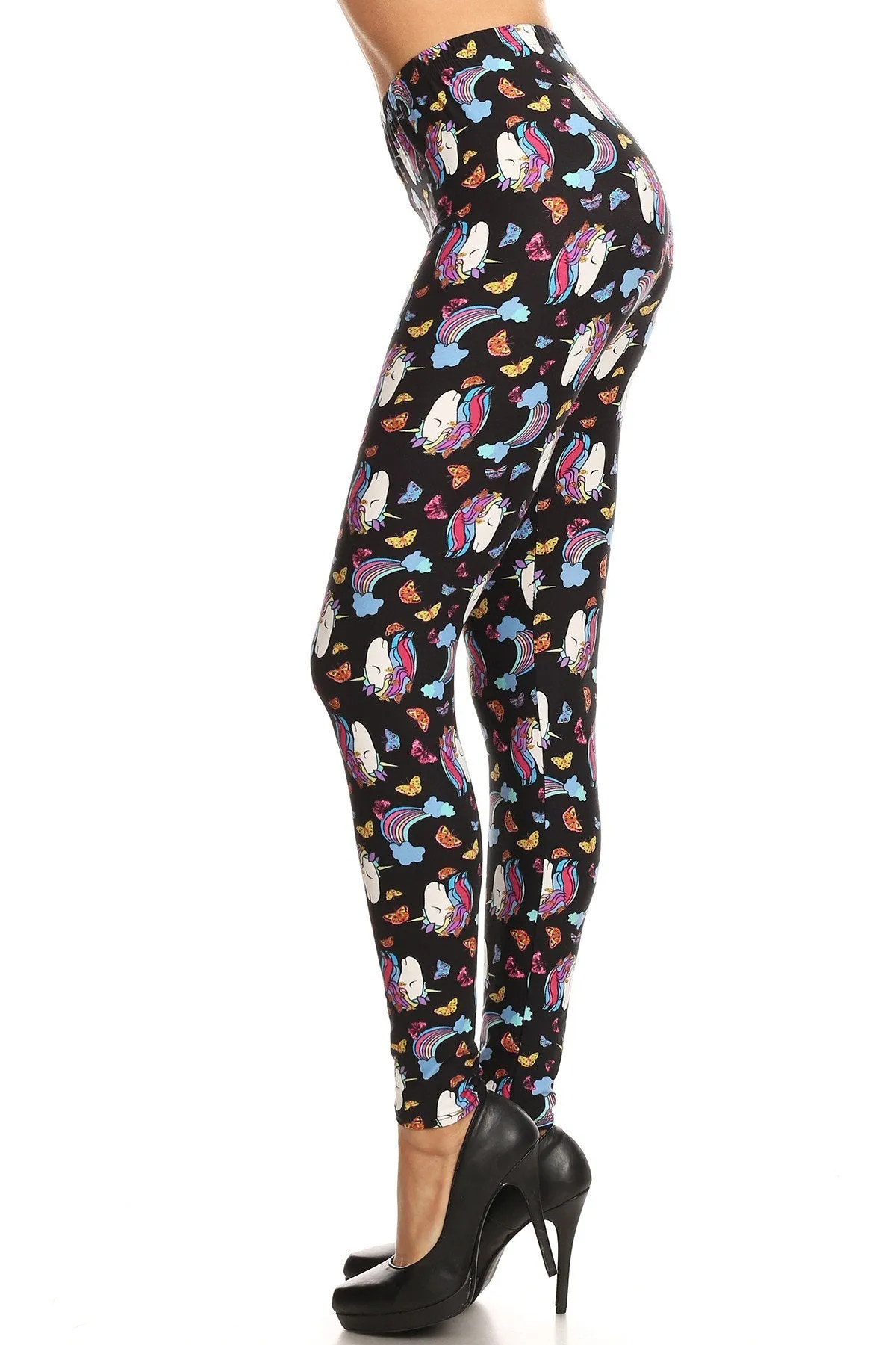 Women's Regular Unicorn Dream Pattern Printed Leggings