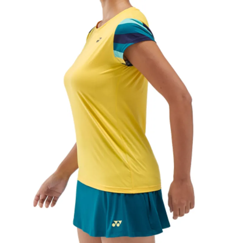 Yonex 2024 AO Tennis Womens Crew Neck - Soft Yellow